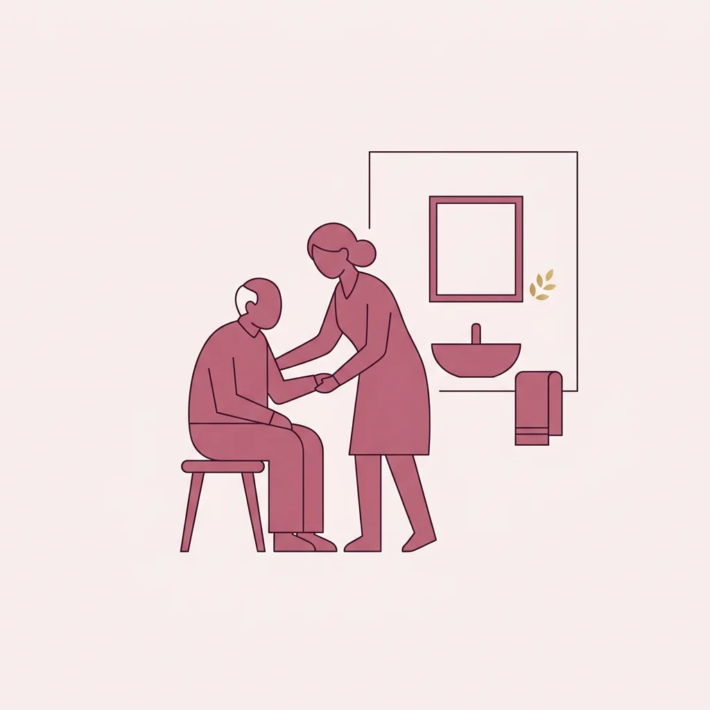 Accompagnement à la toilette et au confort